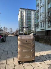 Дорожный чемодан на колесах Bonro 2019 большой шампань (10500608)