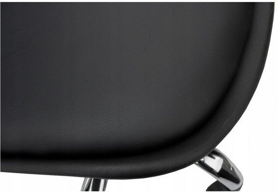 Кресло Bonro B-487 на колесах черное (2 шт) (47000081)