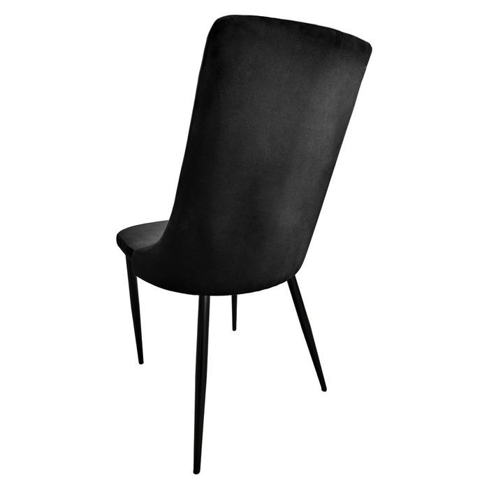 Стул кресло для кухни, гостиной, кафе Bonro B-426 черное (4 шт) (42400829)