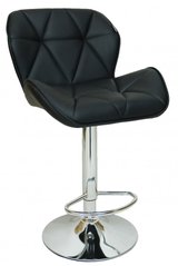 Барный стул со спинкой Bonro B-087 черный (40600005)