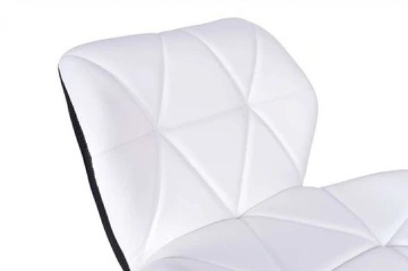 Крісло на колесах біле + чорне комплект 4 шт Bonro B-531 (47000098)