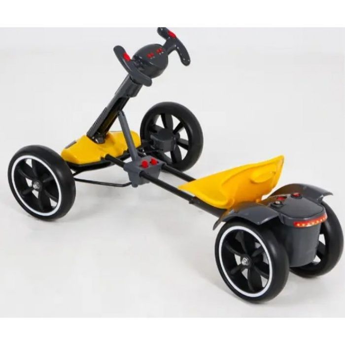 Дитячий електрокарт з пультом керування Spoko SP-V17 6V4,5 жовтий (42412108)