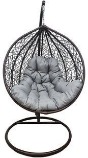 Подвесное кресло-качалка кокон Bonro 329 L (коричнево-серый) (42400921)