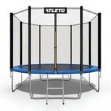 Батут детский с сеткой и лестницей 404 см Atleto (21000200)