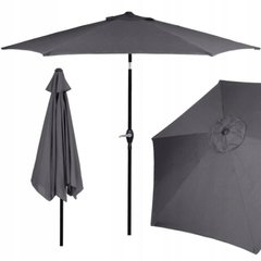 Зонт садовый регулируемый с наклоном серый Bonro B-016 3м 8 спиц (42400505)