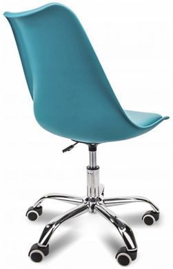 Крісло Bonro B-487 на колесах синє (42300038)