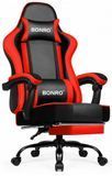 Кресло офисное с подставкой для ног Bonro B-059 красное (42412136)