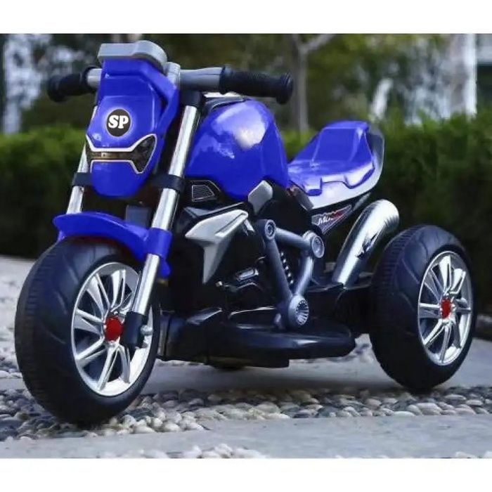 Дитячий електромотоцикл SPOKO M-3196 синій (42300143)
