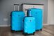 Дорожный набор чемоданов 3 штуки Bonro 2019 голубой (10500303)