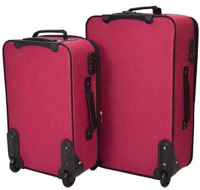 Набір валіз Bonro Best 2 шт вишневий (10080700)