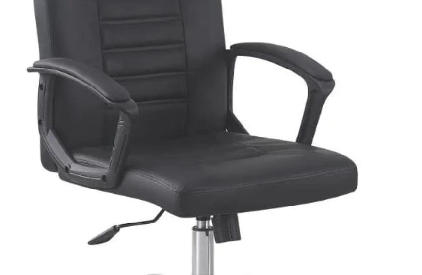 Кресло офисное на колесах Bonro B-627 черное (42400367)