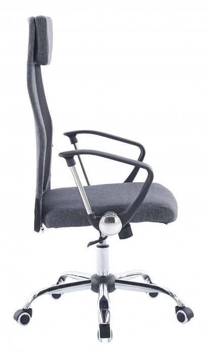 Кресло офисное на колесах Bonro BN-002-2 серое (42400415)