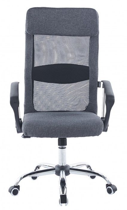 Кресло офисное на колесах Bonro BN-002-2 серое (42400415)