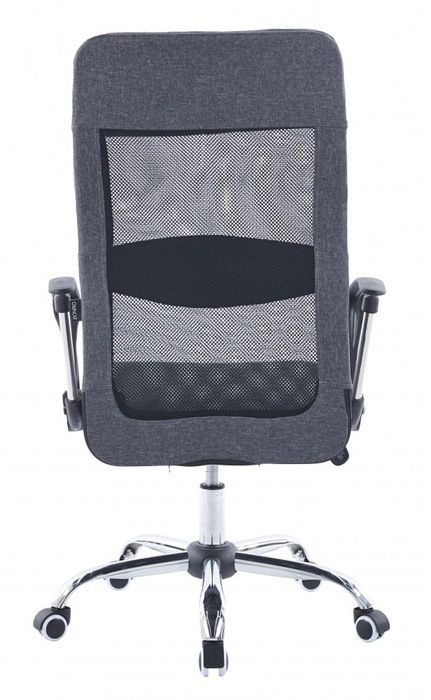 Кресло офисное на колесах Bonro BN-002-2 серое (42400415)