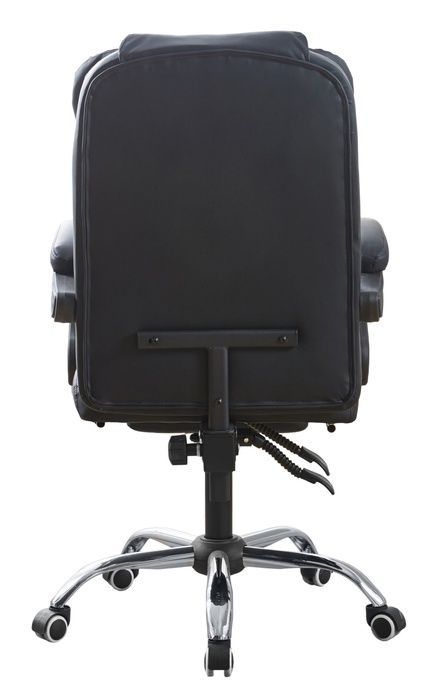 Кресло офисное на колесах Bonro BN-6071 черное с подставкой для ног (42400292)
