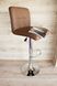 Барний стілець зі спинкою Bonro BC-0106 коричневий (40080066)