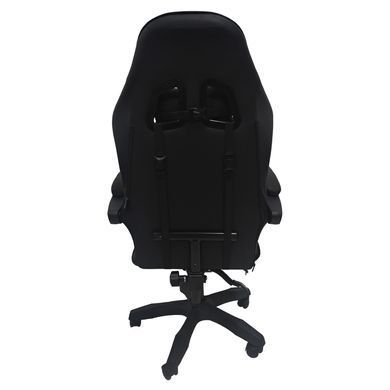 Кресло геймерское Bonro B-945 черное с подставкой для ног (42401105)