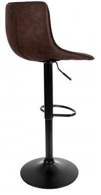 Барний стілець зі спинкою Bonro B-081 коричневый (40600019)