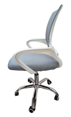 Крісло офісне Bonro 619 DQ біло-сіре (42400016)