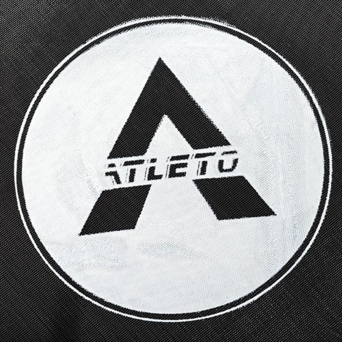 Батут Atleto 404 см с двойными ногами с сеткой синий (2 места) (21000201)