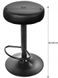 Барный стул Bonro B-067 черный с черным основанием (47000150)