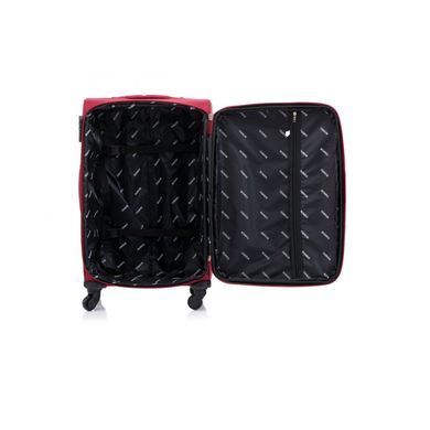 Дорожня валіза Bonro Tourist маленька на 4 колесах вишнева (10132002)