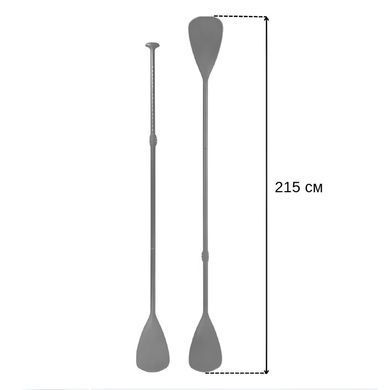Сложное весло Atleto для SUP доски и каякинга 2в1 регулируемое 4 части (42401127)