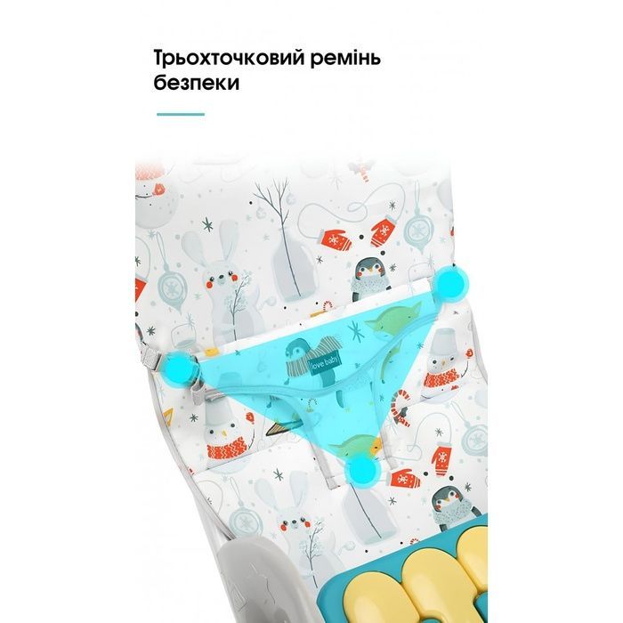 Дитячий стілець шезлонг-гойдалка для годування SPOKO SP-818 (42400403)