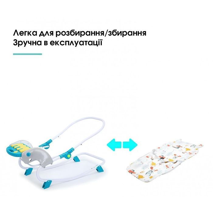 Дитячий стілець шезлонг-гойдалка для годування SPOKO SP-818 (42400403)