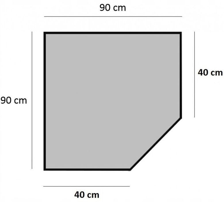 Стеллаж угловой металический Siker CGS40 (40810113)