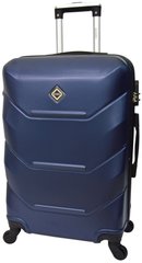 Дорожный чемодан на колесах Bonro 2019 маленький темно-синий (10500404)