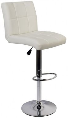 Барний стілець зі спинкою Bonro BC-0106 білий (2 шт) (47000103)