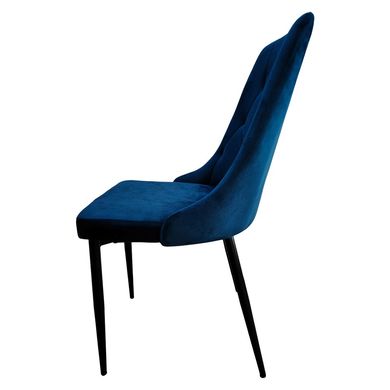 Стілець крісло для кухні, вітальні, кафе Bonro B-426 синє (42400338)
