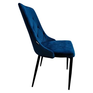 Стілець крісло для кухні, вітальні, кафе Bonro B-426 синє (42400338)