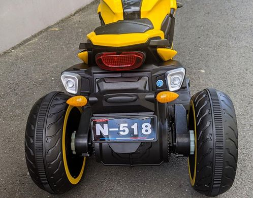 Детский электромотоцикл SPOKO N-518 желтый (42300176)