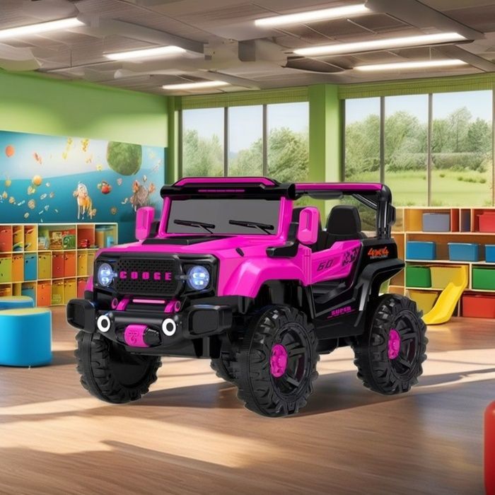 Дитячий електромобіль 4х4 Spoko SP-V70 рожевий (42401057)