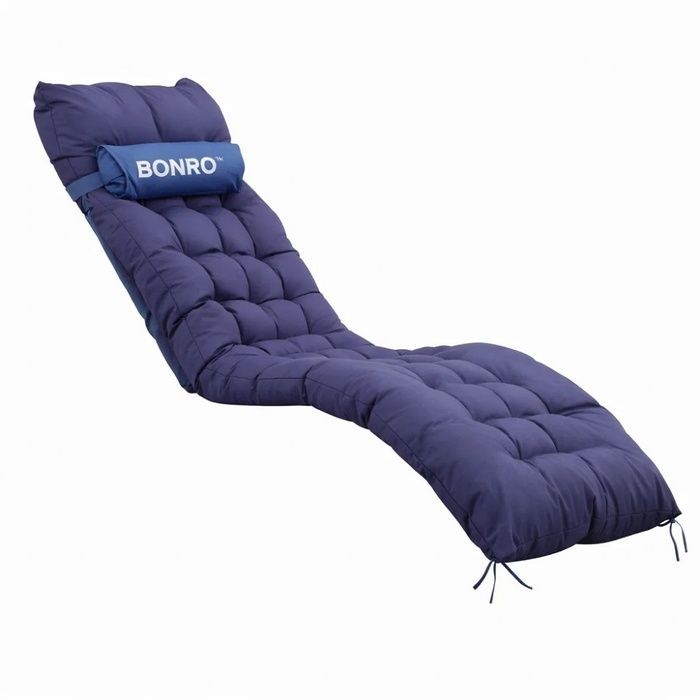 Подушка матрац для шезлонга 155х55х5 Bonro B-02 синя (42401169)