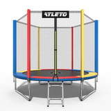 Батут Atleto 183 см с сеткой multikolor (21000135)
