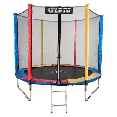 Батут Atleto 183 см с сеткой multikolor (21000135)