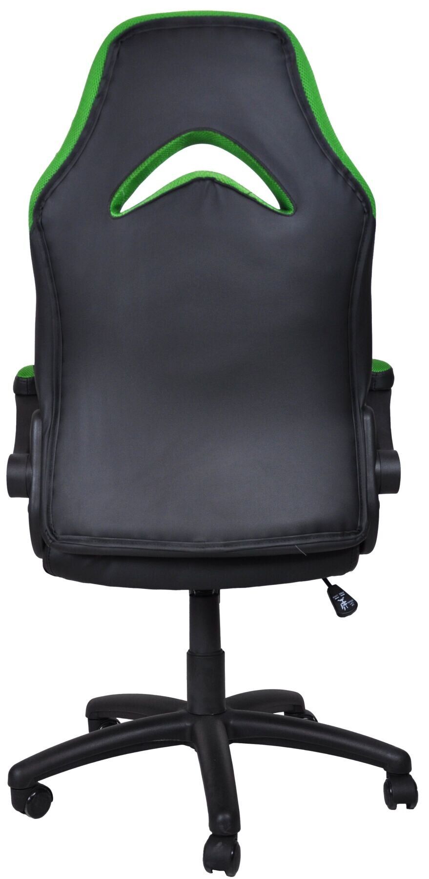 Кресло офисное зеленое кожаное