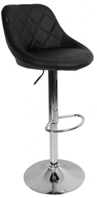 Барный стул со спинкой Bonro B-074 черный (42300091)