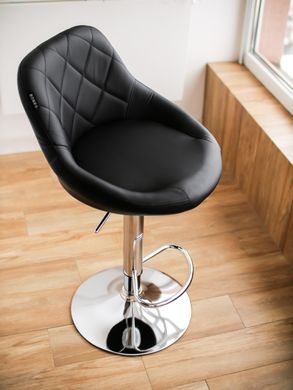 Барний стілець зі спинкою Bonro B-074 чорний (42300091)