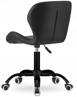 Крісло на колесах чорне (чорна основа) Bonro B-531 (42300147)