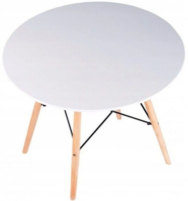 Стол обеденный круглый Bonro В-957-600 белый (41300025)