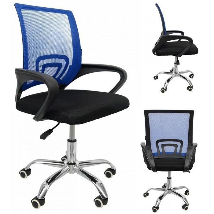 Кресло Bonro B-619 DQ синее (42400145)