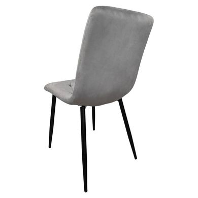 Крісло стілець для кухні вітальні барів Bonro B-423 сіре (42400341)