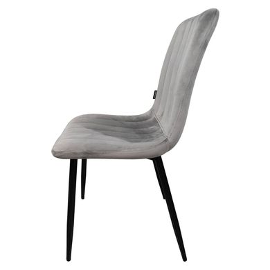 Крісло стілець для кухні вітальні барів Bonro B-423 сіре (42400341)