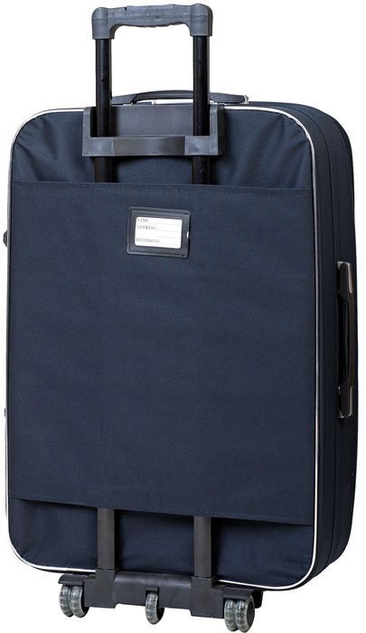 Дорожный чемодан на колесах Bonro Style маленький синий (10011901)