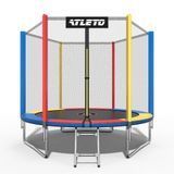 Батут Atleto 312 см з сіткою multikolor (21000133)