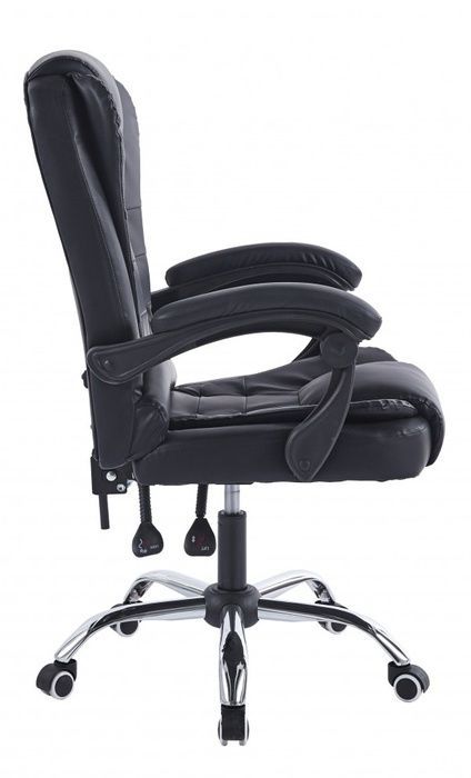 Крісло офісне на колесах Bonro BN-6070 чорне (42400439)